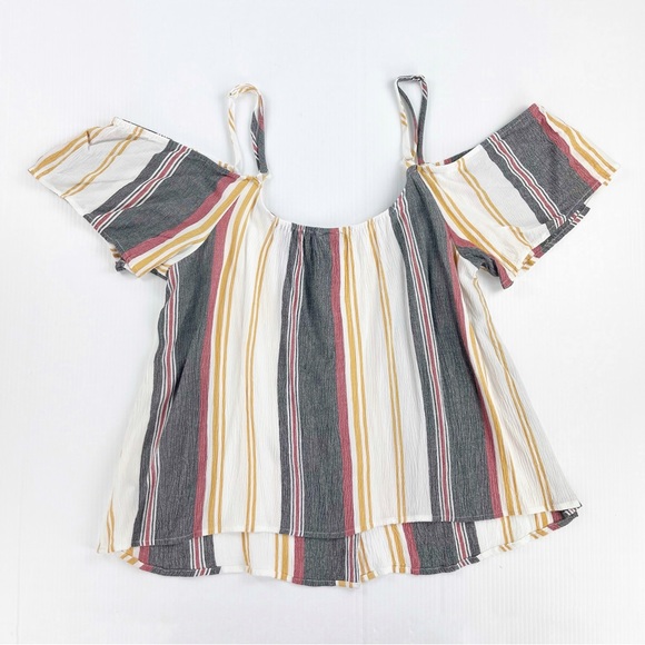 Torrid Rayon Crepe Button Down Short Sleeve Blouse Tank Top - Picture 5 of 5